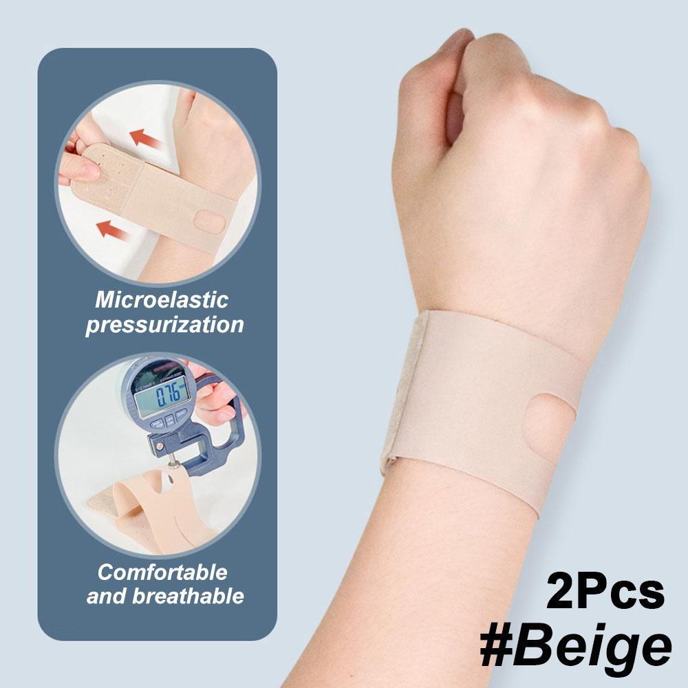 

1/2 шт. наручный бандаж для запястного канала, ультратонкий компрессионный ремень на запястье, поддержка запястья для облегчения боли, регулируемый бандаж на запястье M