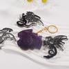 1 piece crystal glue flying dragon fire dragon pattern necklace keychain silicone mold diy jewelry pendant glue grinding