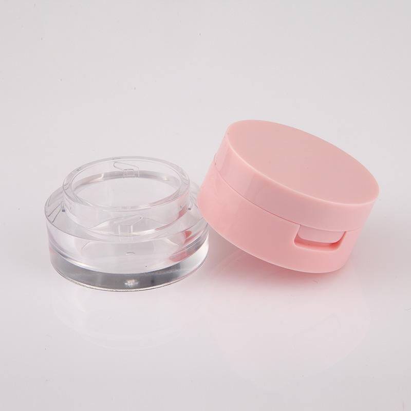 In-Stock Cosmetic Flip-Top Mini Powder Case, 3g/5g Capacity for Setting or Blush