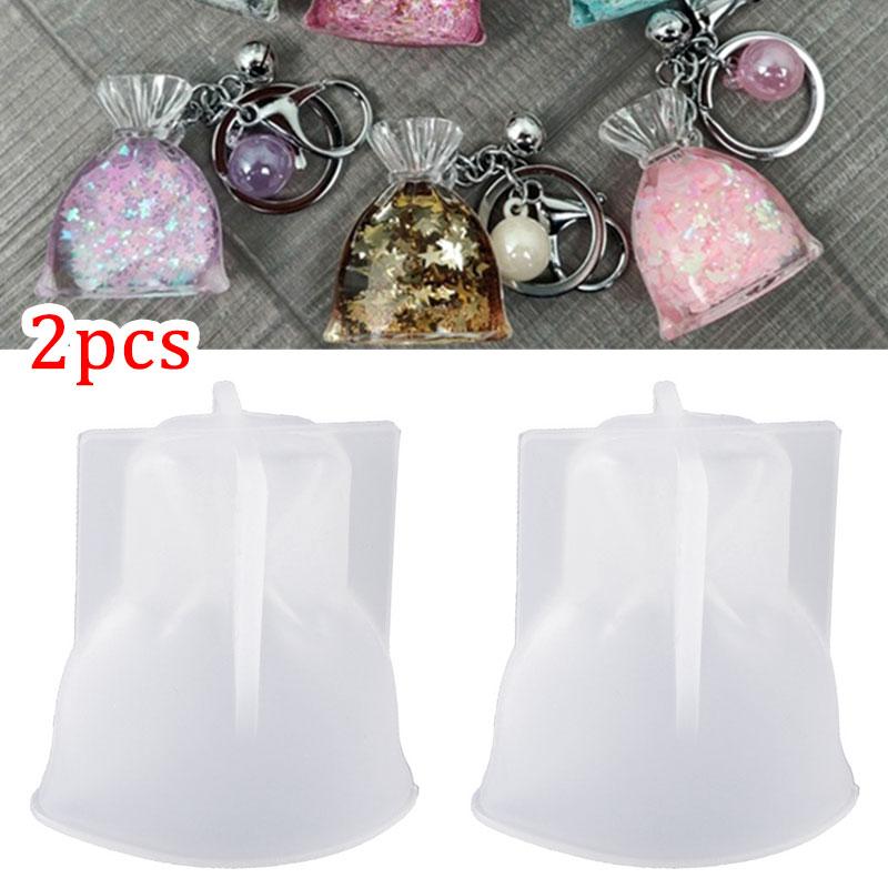 Silicone Jewelry Mold Resin Epoxy Moulds Casting Tool Lucky Bag Shape Craft DIY