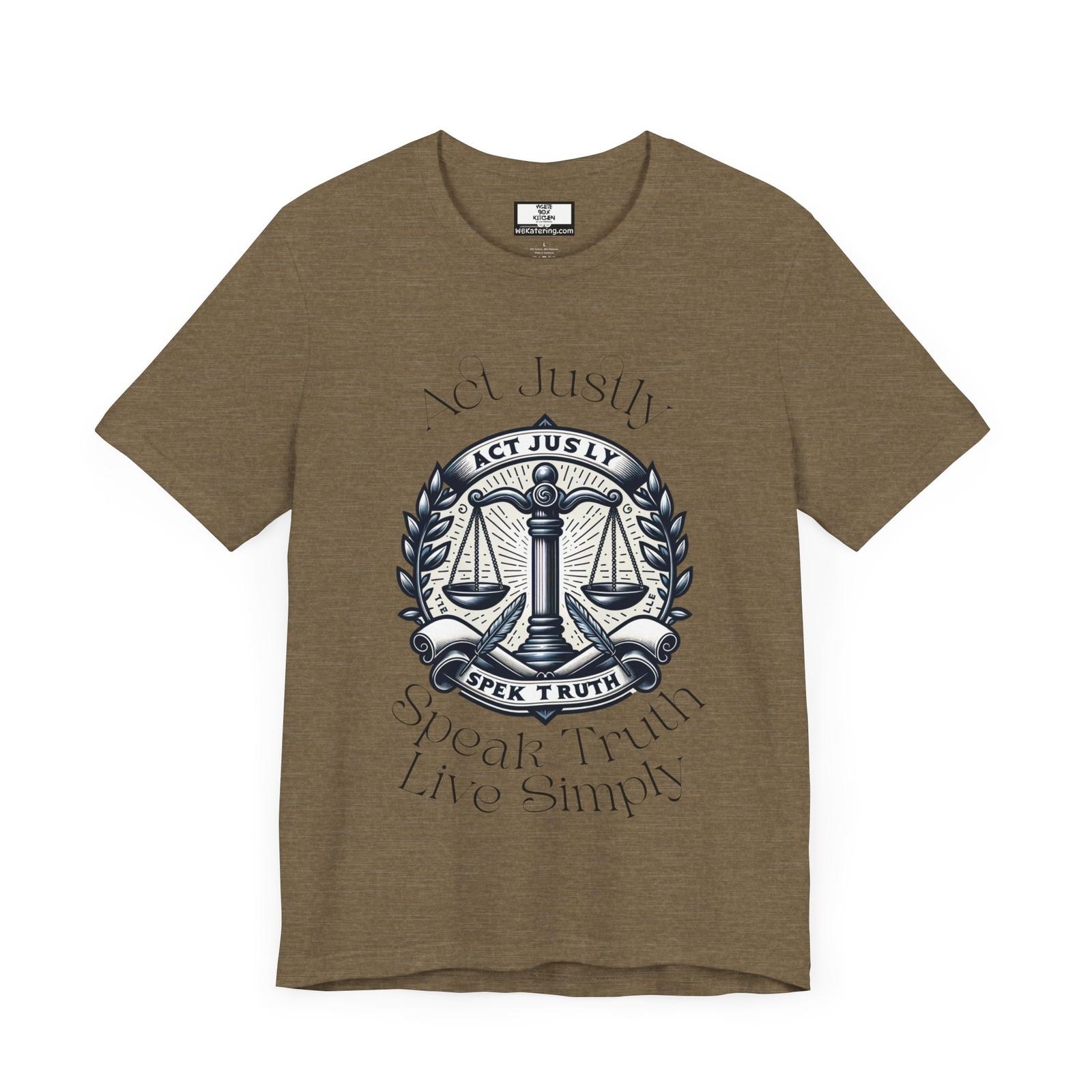 Act Justly Speak Truth Live Simply Stoic Collection T M