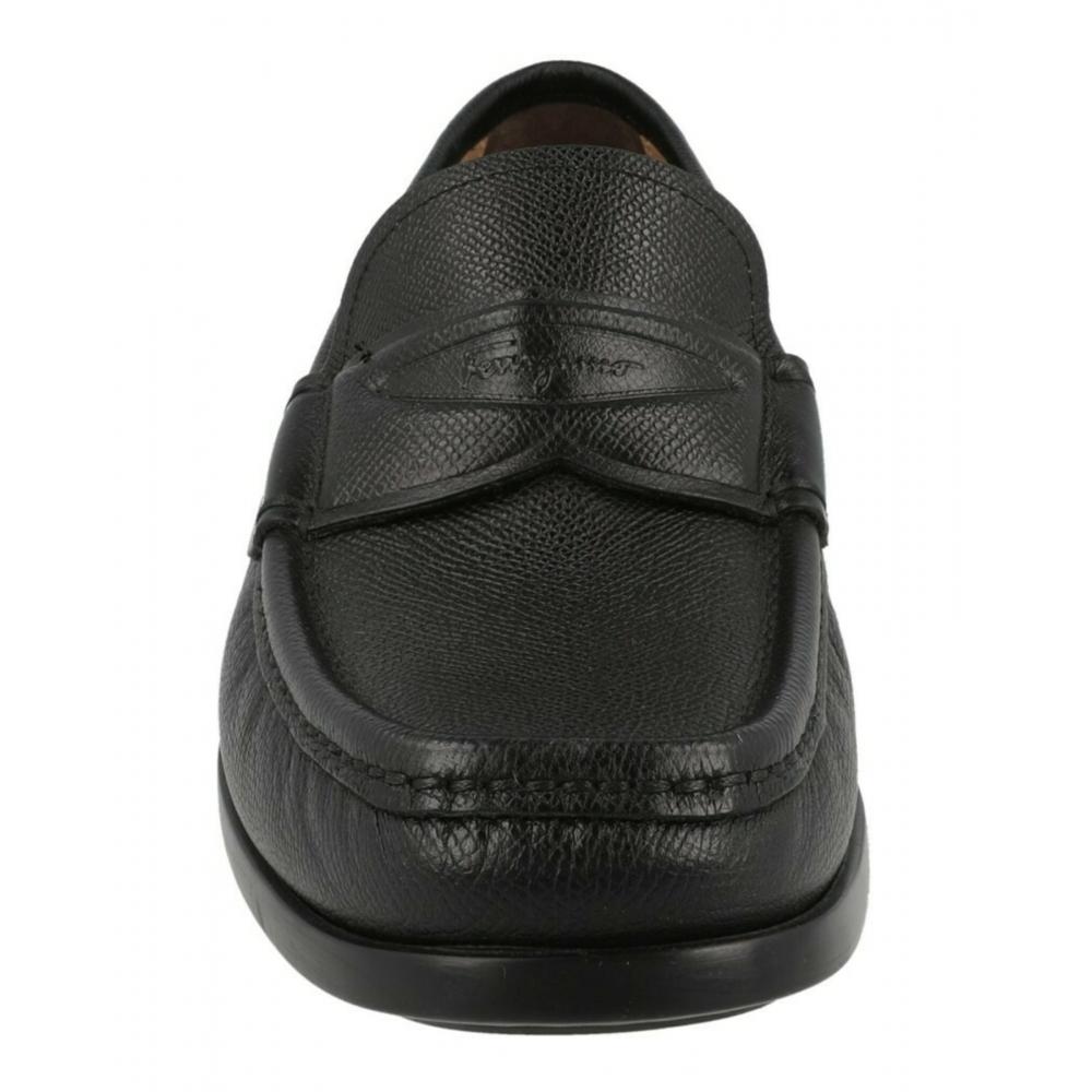 Salvatore Ferragamo Lanzarote Penny Loafers Black