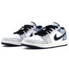 Jordan Air Jordan 1 Low Top Vintage Basketball Shoes Men's White Blue IH0648-141(eam-)