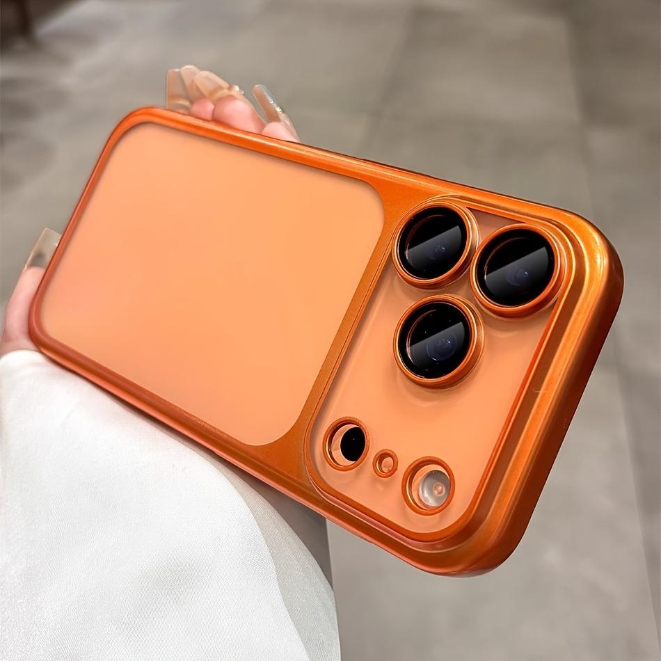 Luxury Matte Bumper Shockproof Phone Case For iPhone 17 15 16 14 13 Pro Max 17Pro 16Pro Air Lens Protection Frosted Back Cover