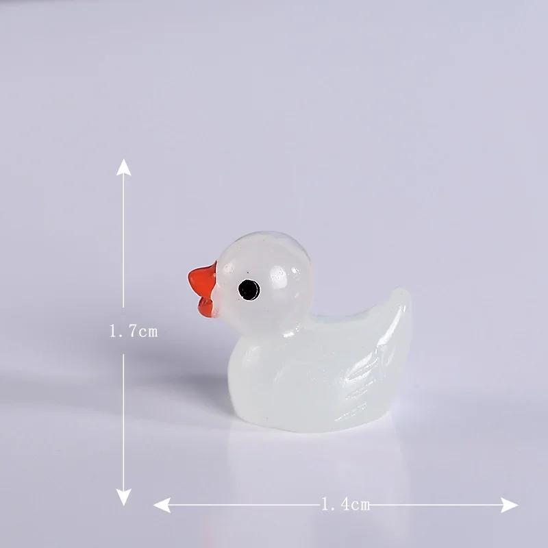 Fairy Tales Room Decoration Interior Accessories Yard & Garden Decors Landscape Miniatures Home Decor Mini Yellow Duck Statuette