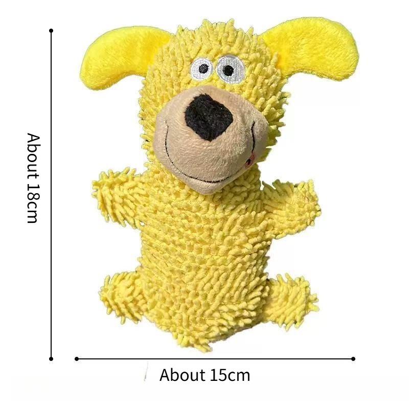 Animal Shaped Sound Toys Plush Bite Resistant Relieve Boredom Prevent Pets From Dismantling Household Dolls Cat and Dog Universal Pet Supplies