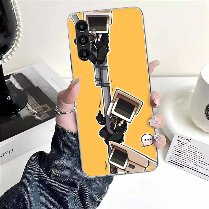 S-Skibidi Toilet Mobile Cell Phone Case For Samsung Galaxy A13 A14 A15 A16 A17 A53 A54 A55 A56 A57 A33 A34 A35 A36 A37 A23 A24 A