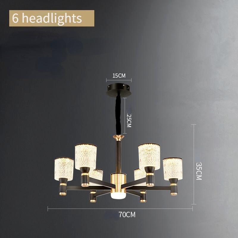 Lámpara nórdica moderna minimalista para sala de estar, lámpara de comedor, lámpara de dormitorio, iluminación atmosférica de lujo europea, iluminación para el hogar
