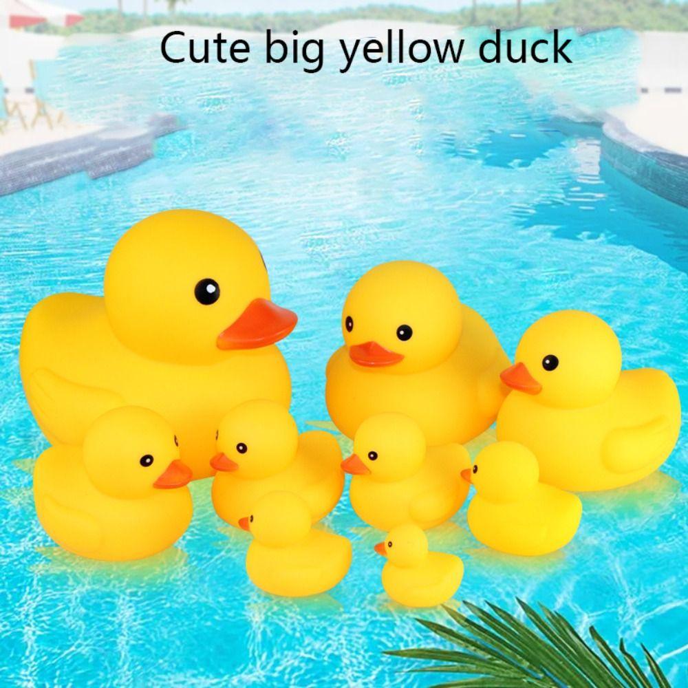 Float Duck with Squeeze Sound Bath Toy with Squeeze Sound Little Yellow Duck Water Toy Fun Gifts