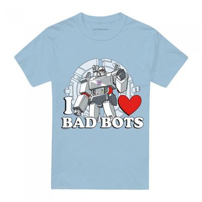 Erkek I Love Bad Bots Megatron Tişört