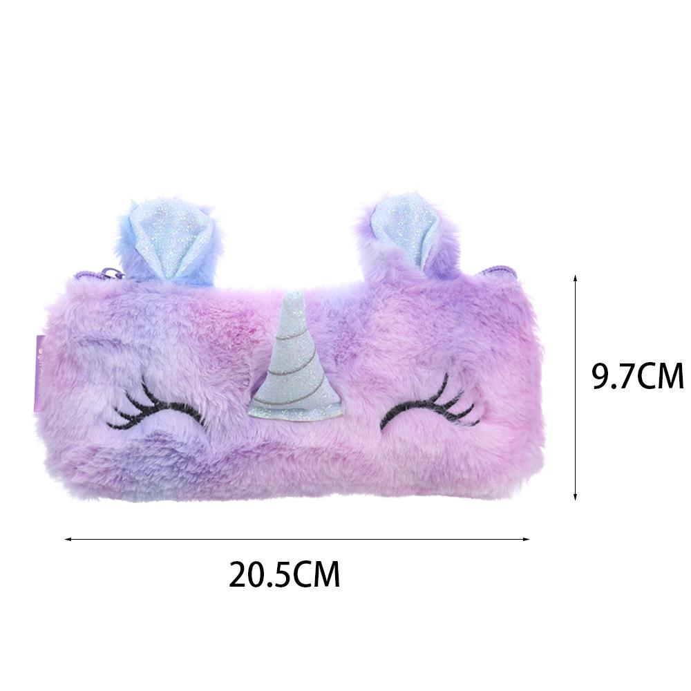 Peluche Unicorno Adorabile Astuccio Licorne Kawaii Ragazze Estuche Para Lpices per Trousse Astuccio Tela Scolastica School Cartuchera Alta Qualità