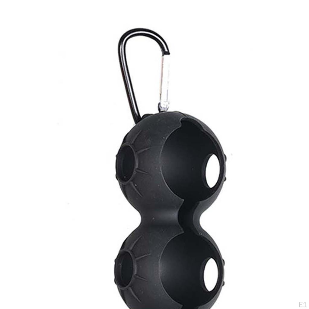 Ball Holder for Golf Bag 5 Balls Carrier Accessories Protective Portable Sleeve with Buckle