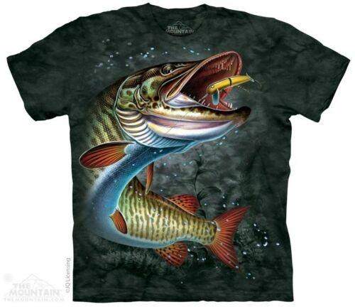 

Футболки унисекс The Mountain Muskie Fish S