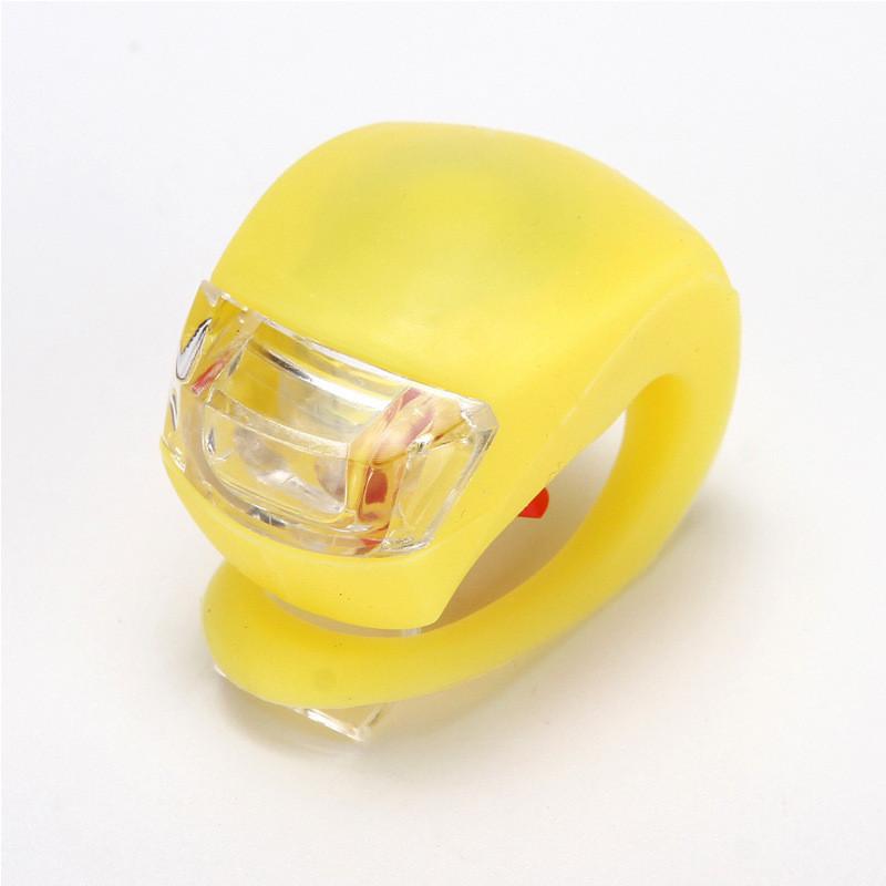 Bicycle Silicone Light With Led Single Eye For Night Visibility And Safety