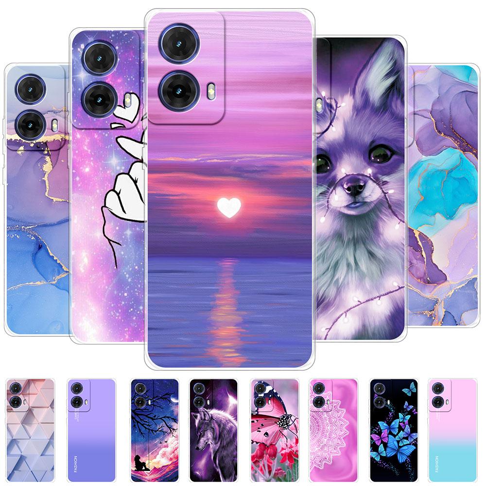 For Motorola Moto G85 5G Case For Moto G85 XT2427 Cover Shockproof Clear Soft Silicone Phone Case for MotoG85 2024 Fashion Funda