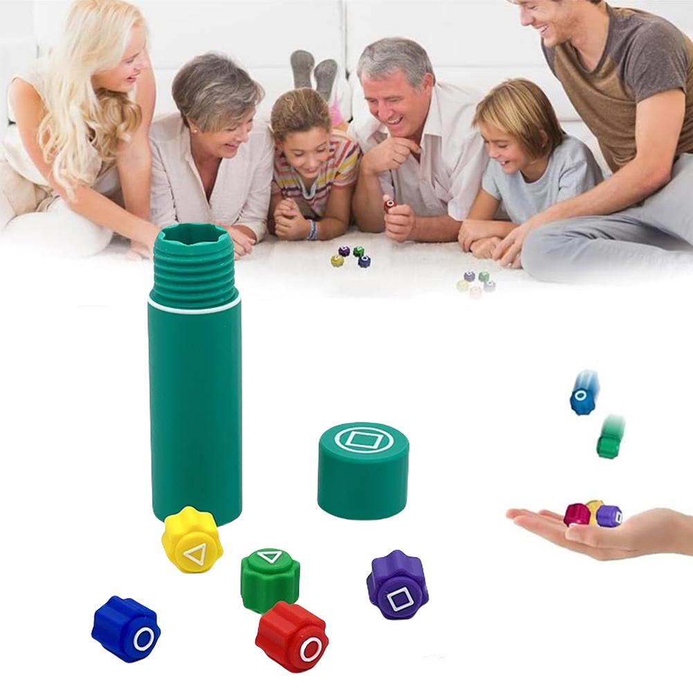 Gonggi Game Set Traditional Play Game 5pcs Stones Tossing Games with Case Korean Jack Stones Pebbles Play Game for TV Fans