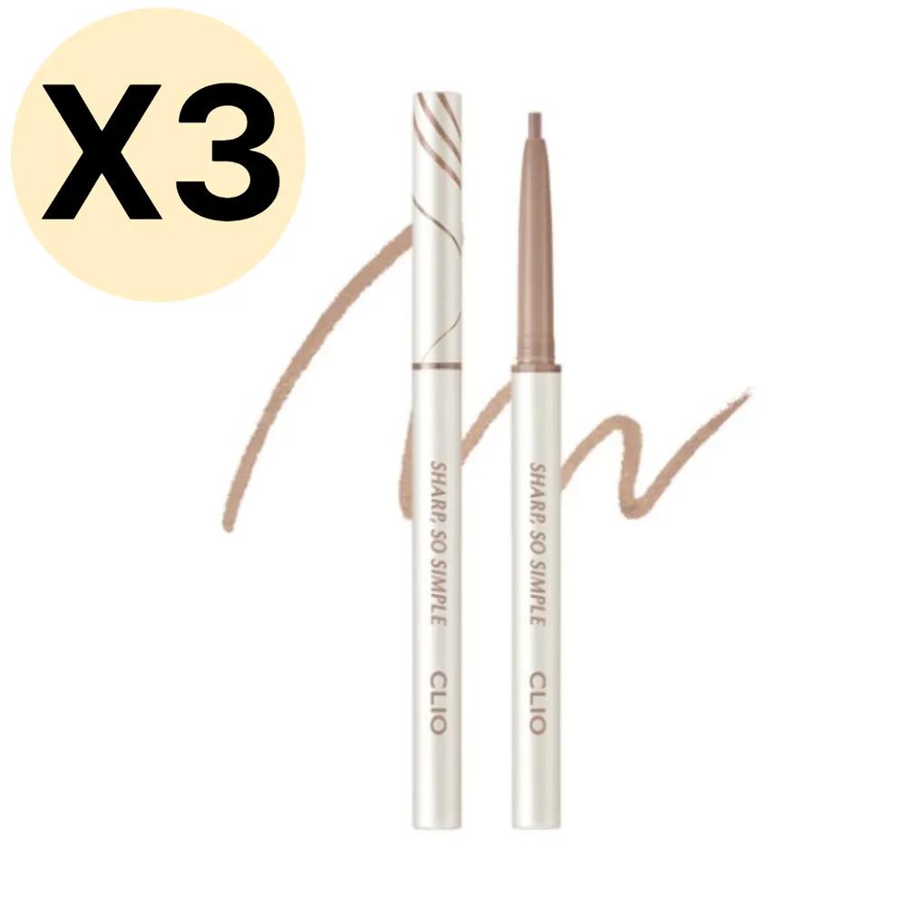Clio Sharp Aegyo Pencil Liner #6 Vanilla Beige x3