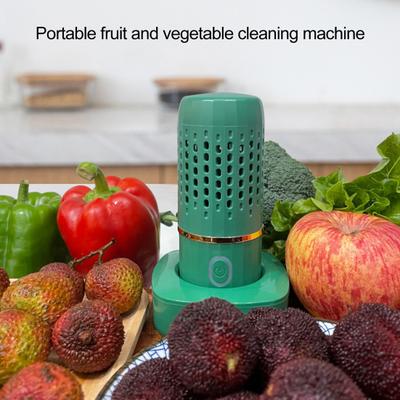 A lavadora portátil de frutas e vegetais limpa profundamente, produz uma máquina de lavar frutas com operação chave para uma alimentação mais saudável