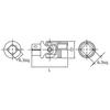 Kyoto Machine Tool Nepros Universal Joint NBJ2 (KTC) 6.3mm (1/4 inch)