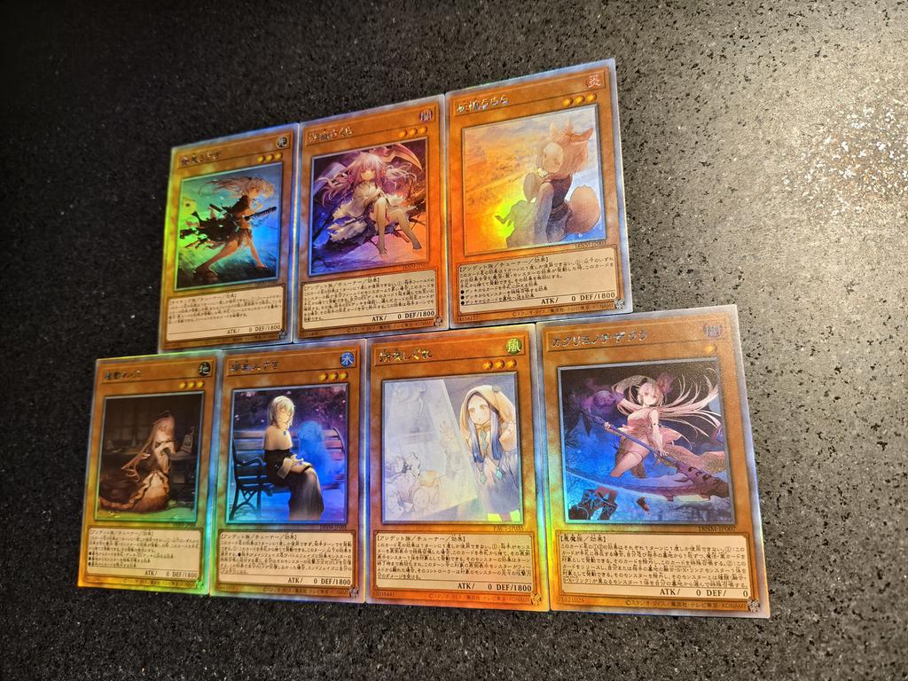 7pcs/set Diy Yu-Gi-Oh! Self Control Collect Signature Trading Flash Card Anime Cartoon Gift