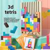 Wooden Tetris Playset Toy For Kids Learning And Development Gift For Children