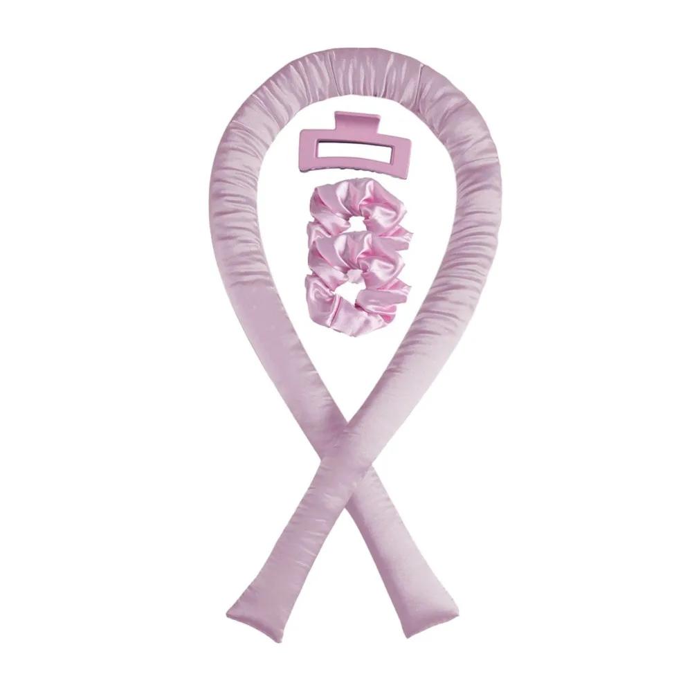 Heatless Hair Curler No Heat Curling Rod Headband Ribbon Hair Rollers Silk Curls Sleeping Lazy Soft Hair Curlers Styling Tools