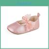 Princess Shoes For Baby Girls With Mesh Polka Dot Bow Decoration For Spring And Autumn