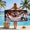 Hockey Beast Beach Towel Microfiber Beach Towel, Lightweight and Quick-Dry, for Summer Travel, Swimming Pool Fan Birthday Gift