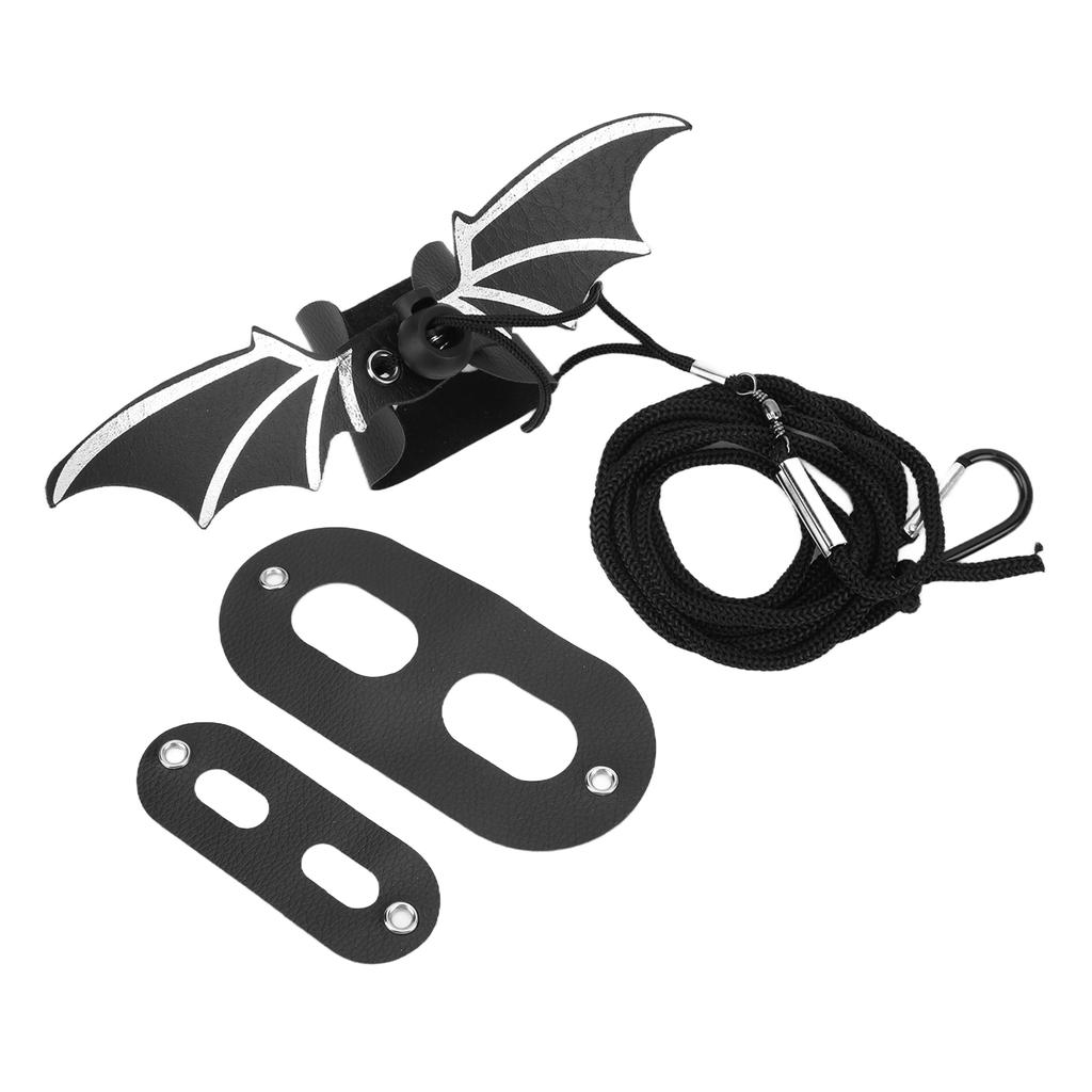 Lizard Bowtie Set Adjustable Bearded Dragons Bow Harness Set for Reptiles Apparel AccessoriesSilver