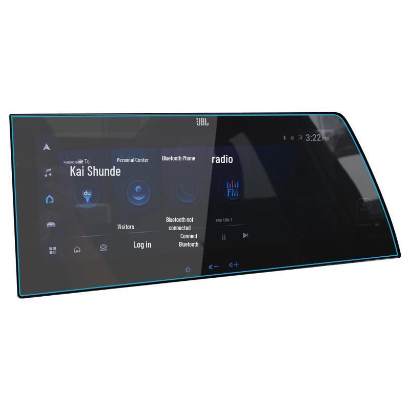 Toyota Crown, Highlander, Venza Center Console Navigation Tempered Film Protective Screen - Compatible with 24 Models.