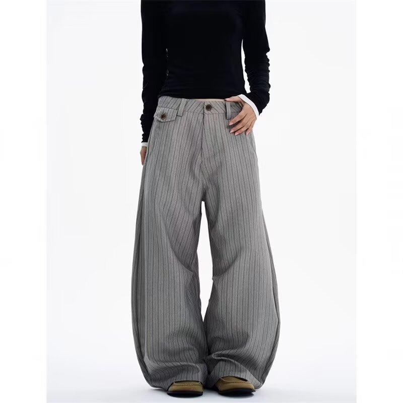 Striped Suit Casual Pants Men's Pendant Feeling Loose Trend New Old Money Style Versatile Design Casual Trousers