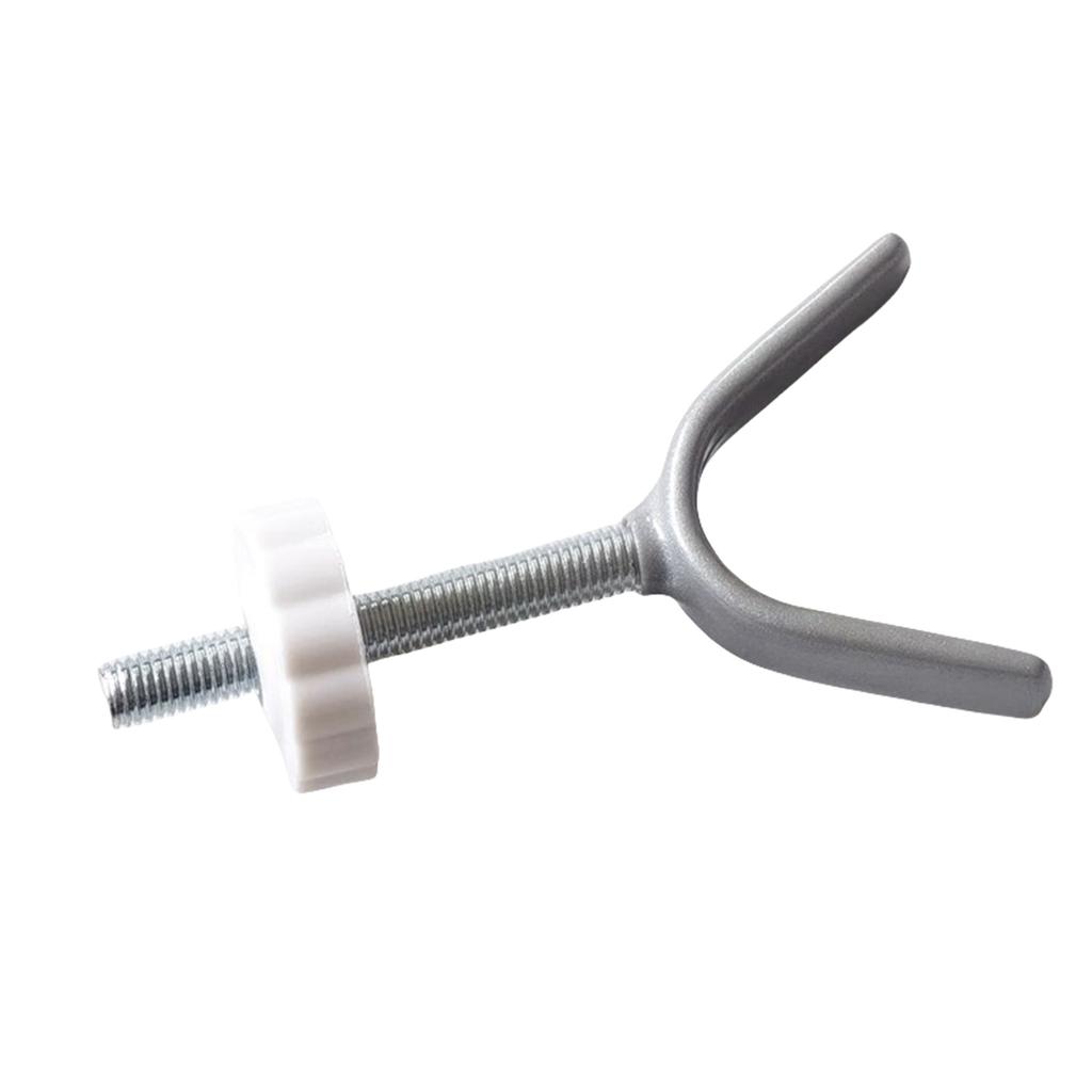 2 Pieces Y Shaped Spindle Rod Gate Banister Adapters for Pressure Mounted Baby Gates with Rubber Padded Ends