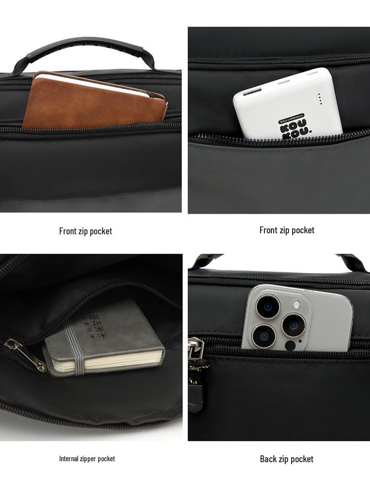 Men's Business Casual Crossbody Multi-Compartment Bag 2025 - Portable Everyday Carry Backpack