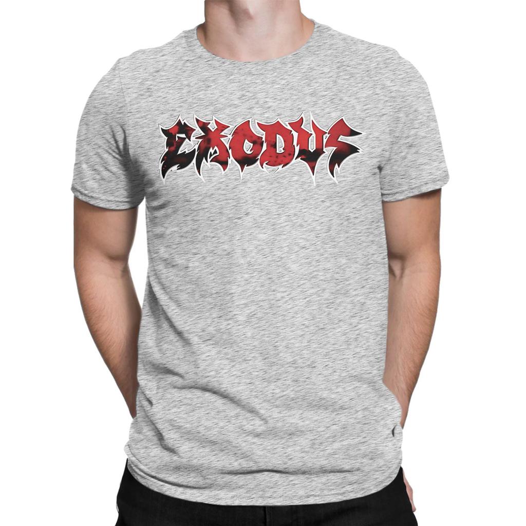 Men Women Graphic Printing Heavy Metal Exodus Tee T Shirt 100% Cotton T-shirts Clothing