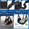 Newest Airplane Foot Hammock Airline Foot Rest With Removable Pad Adjustable Strap Foot Hammock With Menory Foam For Travel