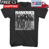 Ramones 1st Album Cover Mens T-Shirt, Short Sleeve Cotton T-shirt, Size S-5XL Unisex T-Shirt