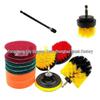 Electric Drill Brush Head 11-Piece Cleaning Pad & Bristle Set for Car Cleaning - Hot Selling Cross-Border.