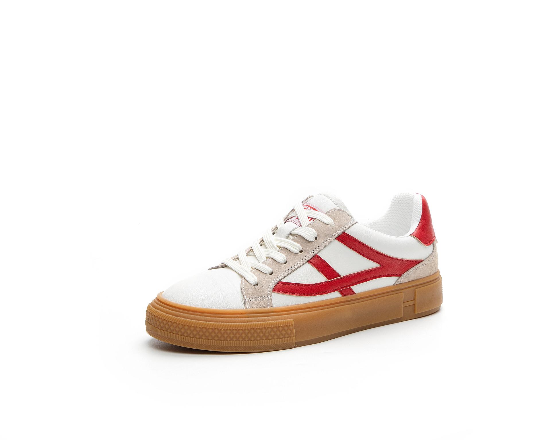 

Обувь Спортивная повседневная обувь для серфинга Полуботинки из кожи Белые туфли Женская обувь 40 красный