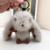 High-End Plush Rabbit Keychain & Backpack Accessory