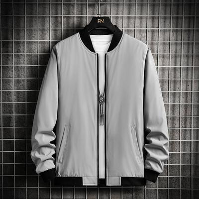 Spring Autumn Fashion Men Bomber Jackets Business Casual Streetwear Male Coats Simple Windbreaker British Style Coat