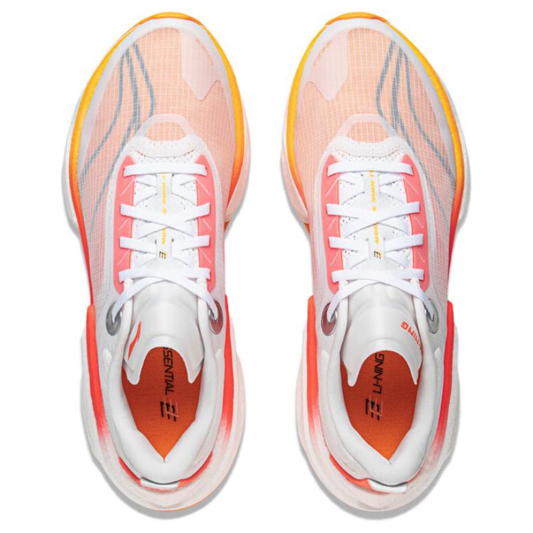 Li Ning Absolute Shadow 3 Essential Technology Professional Speed Training Running Shoes Men Sneakers White Red ARRV003-7