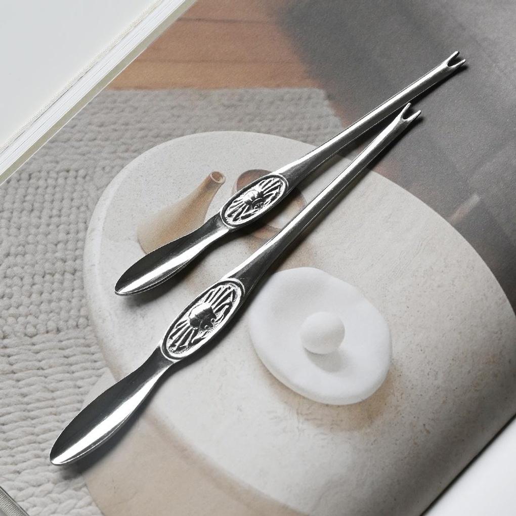 Stainless steel crab meat fork