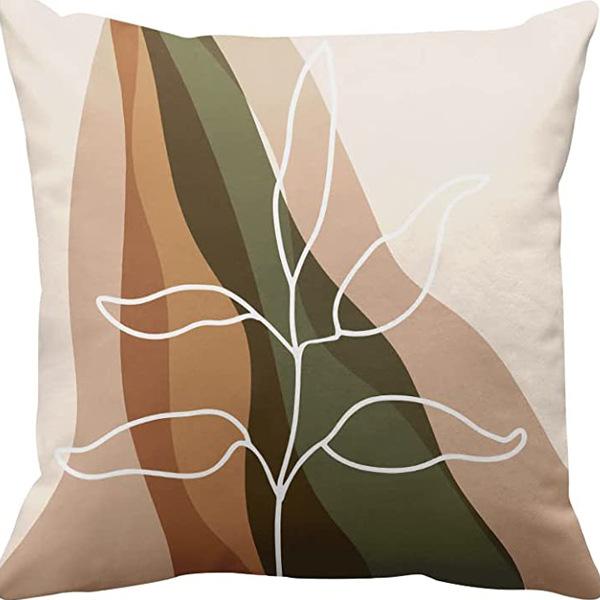 Morandi Color Abstract Pillowcase Minimalist Decorative Pillowcase Abstract Aesthetic Sofa Pillow Cushion Cover