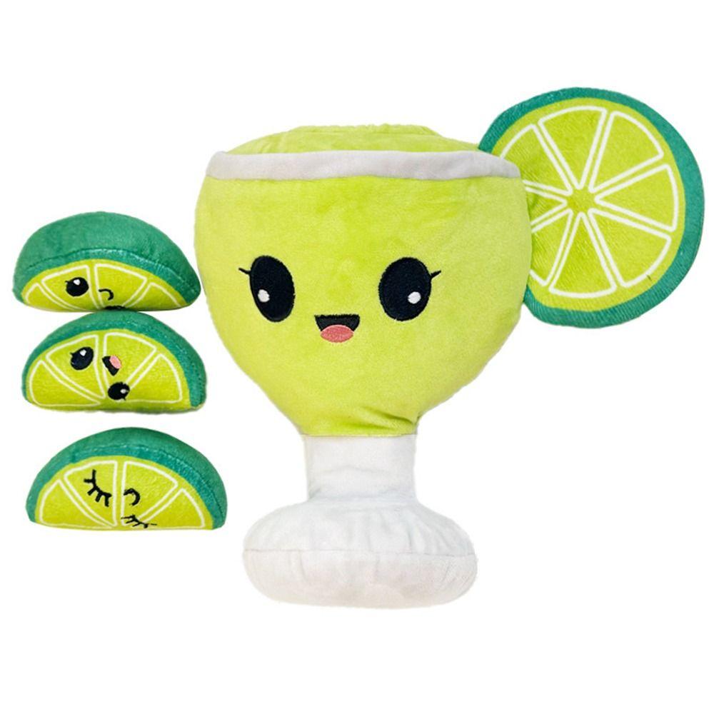 Sniffing Pet Lemon Cup Toys Self-Play Puppy Dog Enrichment Toy Pet Interactive Chase Toys
