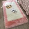 Coperta da letto semplice ed elegante a forma di schiena in finta lana per camera da letto, da comodino, per bovindo, balcone, a pelo lungo, per soggiorno, tavolino da caffè, tappeto da pavimento