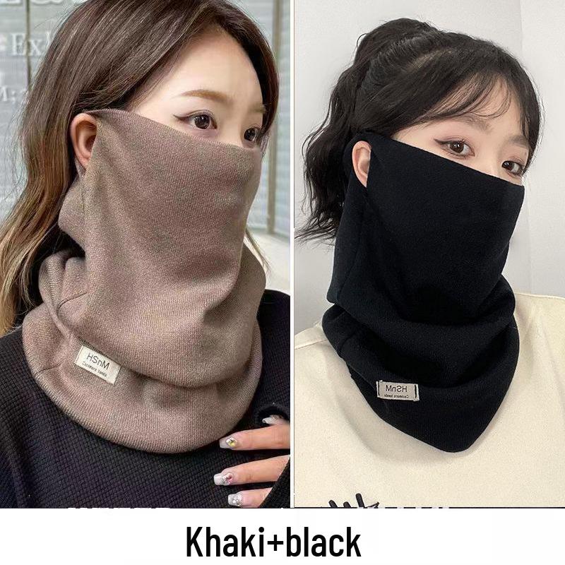 Newcomer Discount: Autumn/Winter Women's Versatile Ear-Hanging Mask & Neck Gaiter for Warmth and Protection
