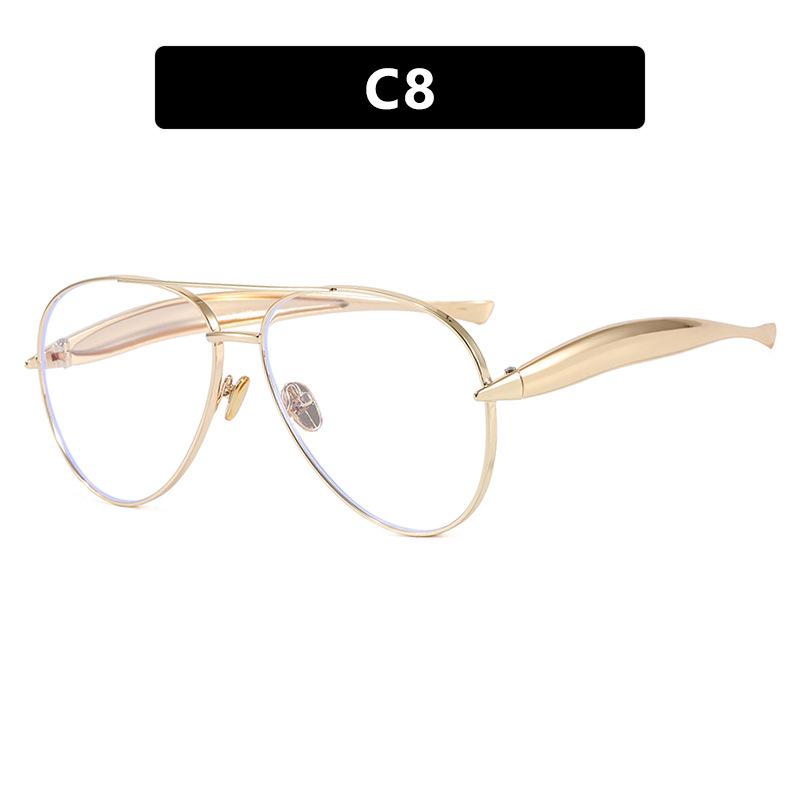 Frog-Shaped Retro Metal Sunglasses: Women's Trendy Street Style for 2025