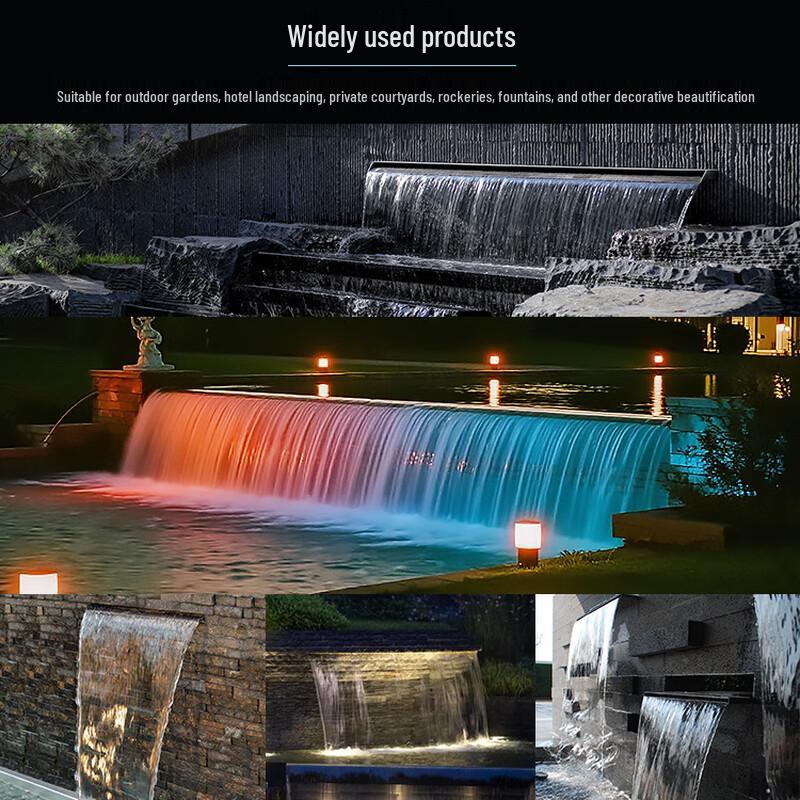 NuFeng Acrylic Colorful Waterfall Lamp