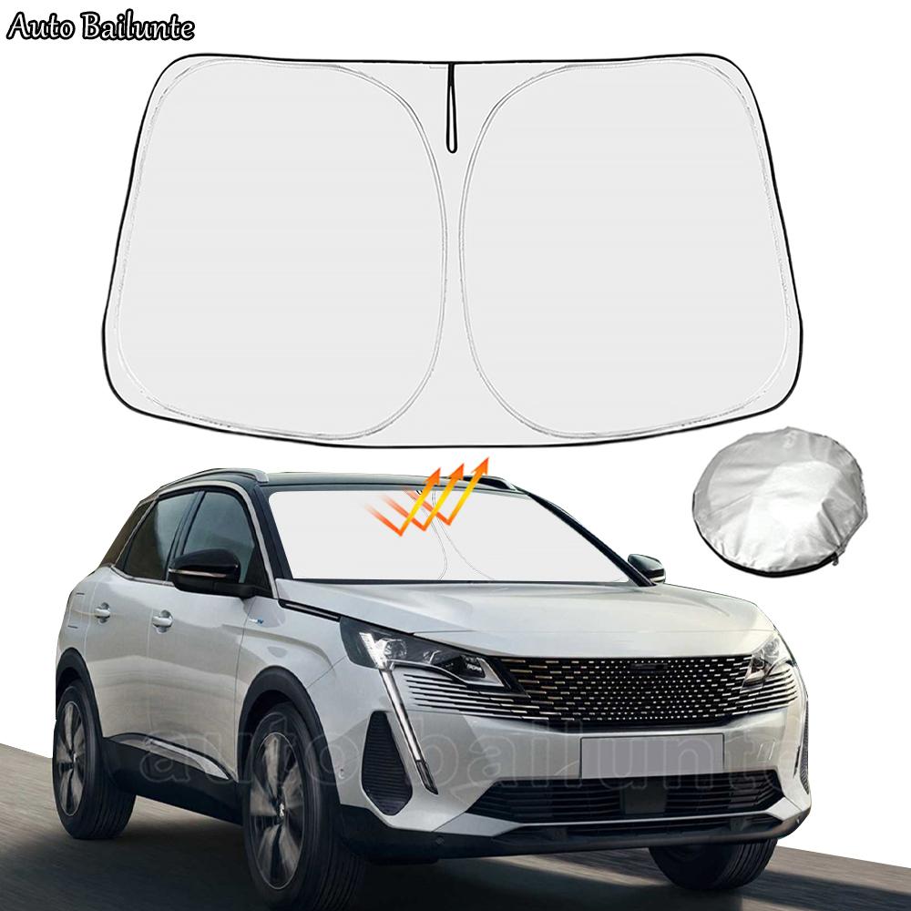 For Peugeot 3008 2017 2018 2022 2023 Hybrid Front Windshield Sunshade Cover