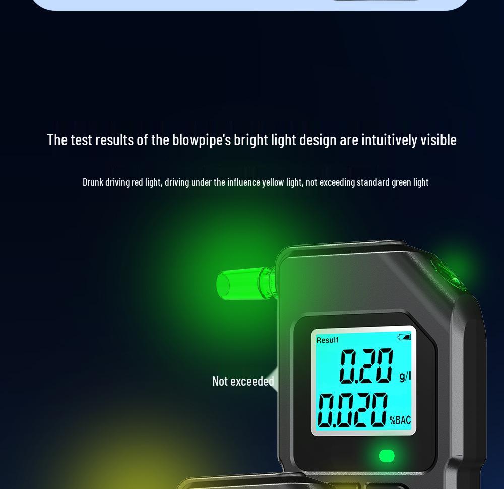 Portable Breathalyzer for Personal Alcohol Detection